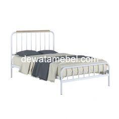 Bed Frame Size 120 - Siantano Marina 120 / Natural, White